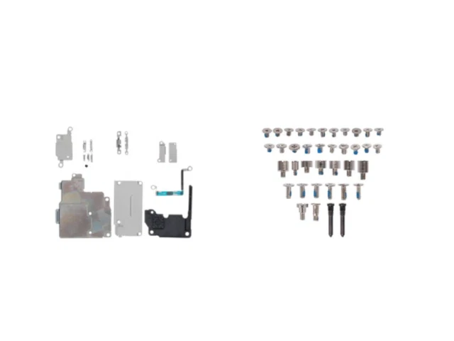 Kit De Vis Et Supports Métalliques Pour IPhone 15 Plus - Compatible Apple - Occasion, Très Bon état (démonté)