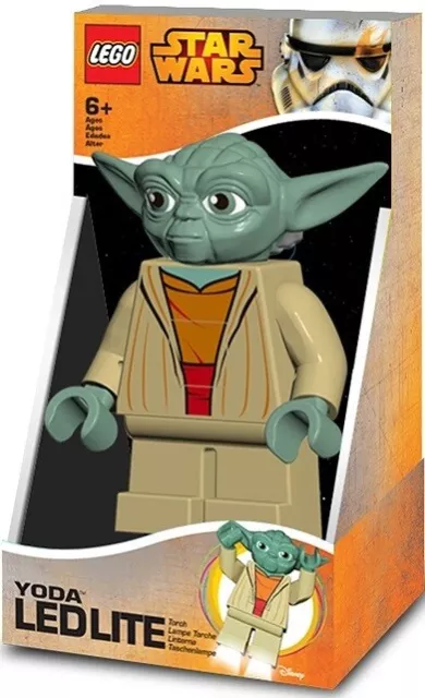 Lego Star Wars : Lampe Torche Yoda De 15.5 Cm Environ - Figurine - Enfant - Coll