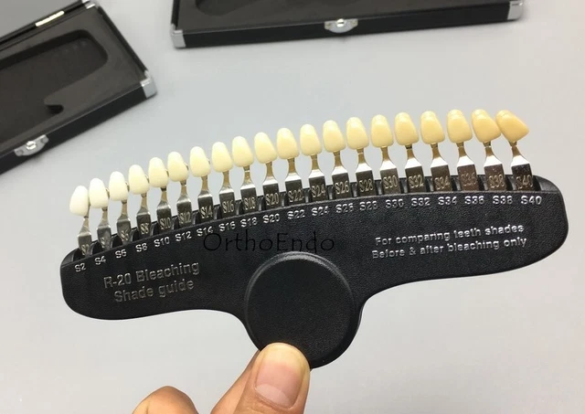 Teeth Whitening Dental Shade Guides Tooth Bleaching Shadeguide R20 Colors Chart