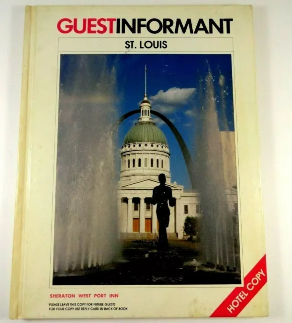 Guest Informant St Louis Mo Hotel Copy Hardcover Book 1980 - 1981