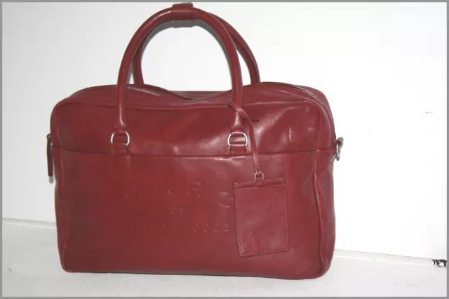 MARC JACOBS  Sac Sacoche Cuir Bordeaux Porté Main TBE