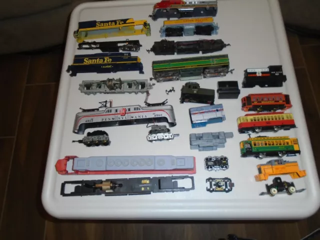 Lot Of Ho Scale Diesel Locomotives For Parts & Restoration