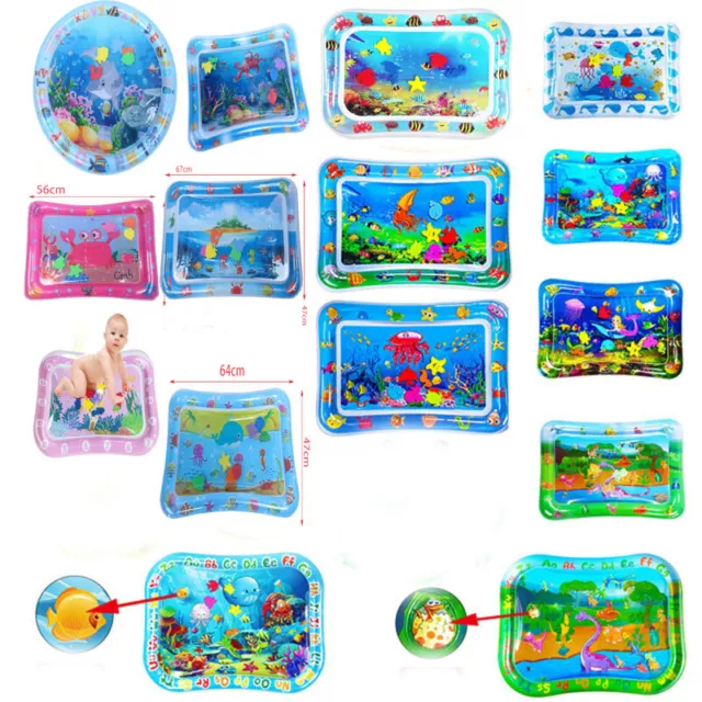 1PCS Baby Water Play Mat Pat Inflatable Pad Spray Cushion Marine Life Mat