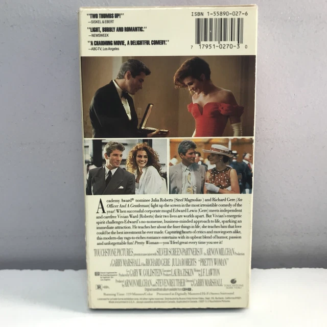 PRETTY WOMAN VHS Video Tape Julia Roberts Movie NEARLY NEW! BUY 2 GET 1