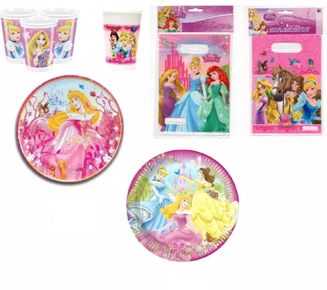 GOBELET ASSIETTE  nappe GUIRLANDE PRINCESSES DISNEY ANNIVERSAIRE SAC ETC