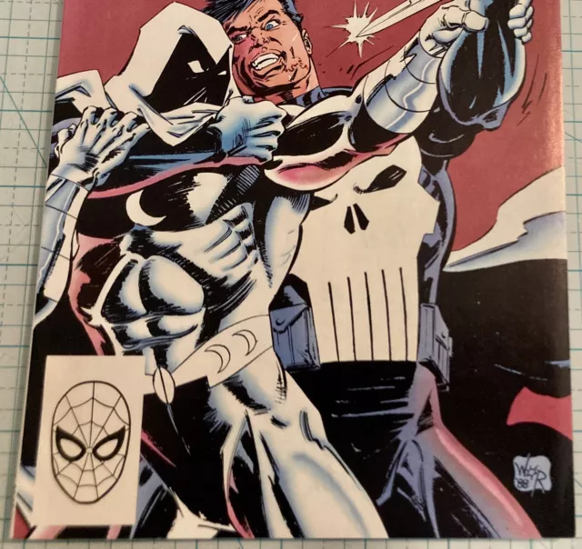 The Punisher Annual #2 NM 1st Battle of Moon Knight Atlantis Attacks 1990 Marvel 3