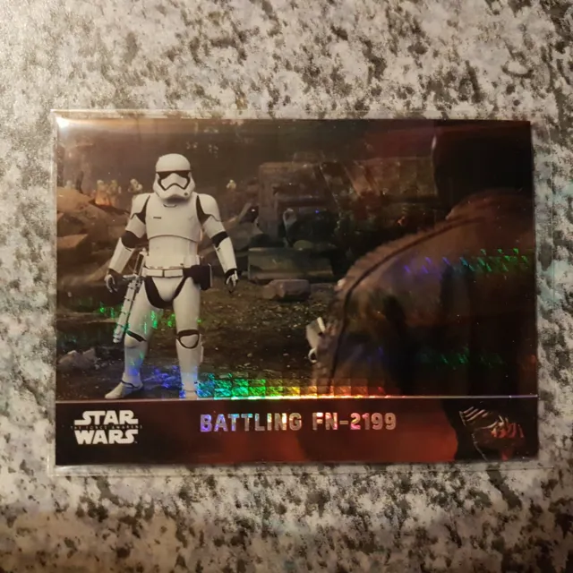 Star Wars Topps The Force Awakens Chrome 2016  Refractor Card 68 Limited 81/99