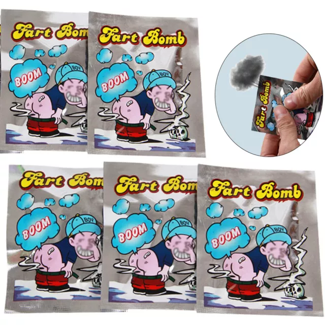 10-50x Stink Bombs Joke Shop Fart Liquid Smell Funny Prank Rotten Eggs Ass Bags