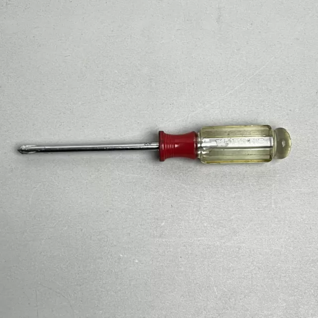 Vintage Craftsman 1/4" No. 2 Reed Prince Screwdriver 4114 WF USA Phillips