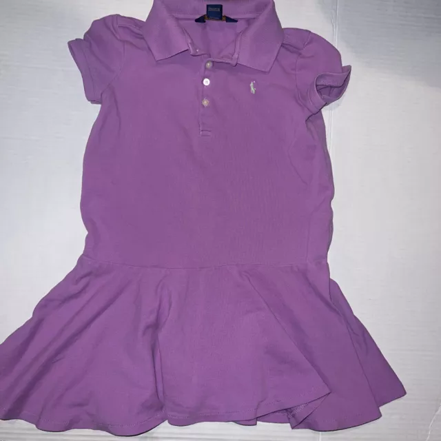 Ralph Lauren Polo Girls Purple/Lilac Dress, Size 6