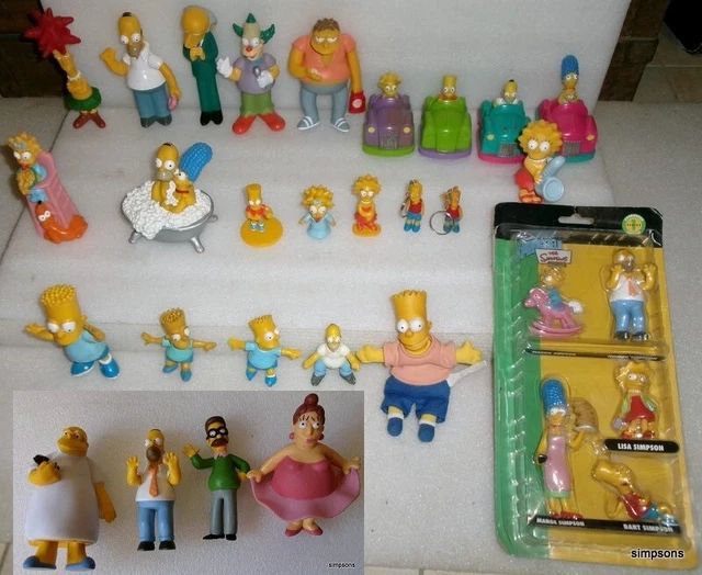LOT FIGURINE LES SIMPSONS BART MARGE MAGGIE LISA HOMER MATT GROENING LOT FIGURINE LES SIMPSONS BART MARGE MAGGIE LISA HOMER MATT GROENING