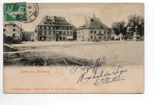 PHALSBOURG Pfalsburg Moselle CPA 57 greet aus ... place overview