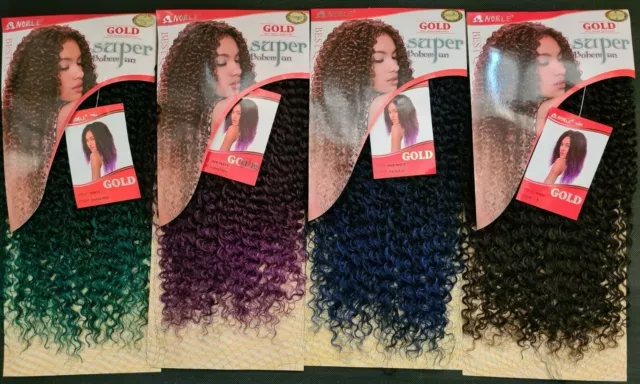 Xpression Pre Stretched Ombre Braids Hair Extensions x 3bundles in a Pack -  50