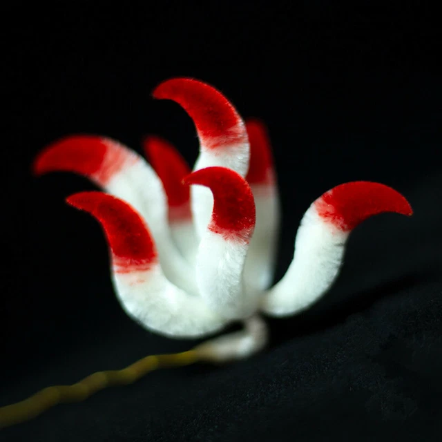 Jewelry Silk Velvet Flower Sansheng Sanshi Pillow Feng Jiu Fox Hairpin Hair Clip