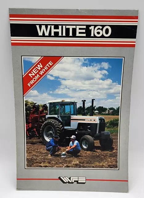 White 160 Tractor Sales Salesman Showroom Brochure 4 Pages