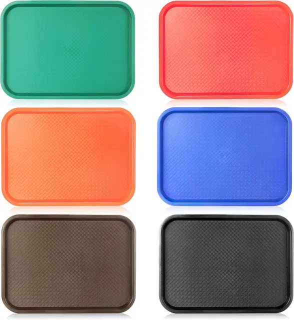NEW STAR 28010 Fast Food Tray, 12 by 16-Inch, Assorted 6 Colors in Each  $38.66 - PicClick