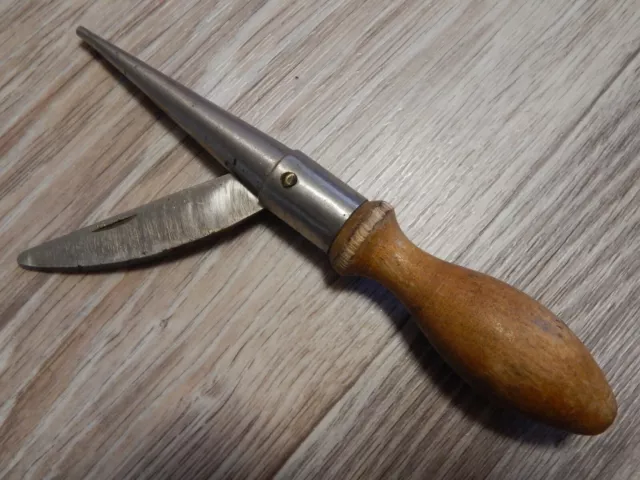 Vintage Soviet Knife for sharpening cork drills USSR