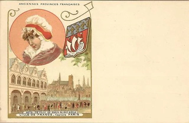Postcard / Hotel De Ville Paris Xiii Century / Old Province