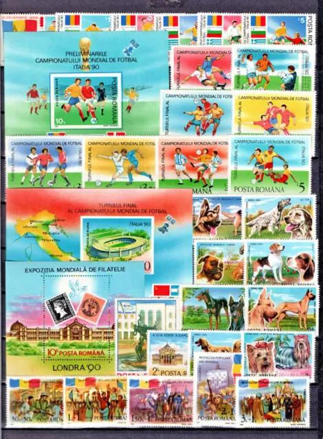 Completely Collection Romania 1990-1999-Mnh(All On 24 Photos)+Completely 2000