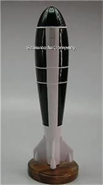 Konstantin Tsiolkovsky Rocket Mahogany Kiln Dry Wood Model Large New