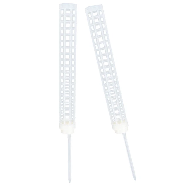 2 Pcs Garden Trellis Decor Water Moss Column Potted Plants Climb