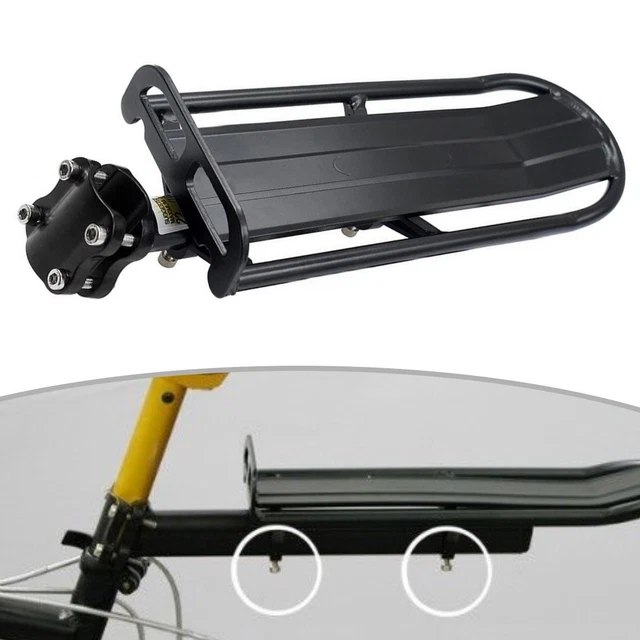Porte-bagages Arrière VTT HTTMT – Métal, Support Panier, Charge Max 30 Kg, Neuf