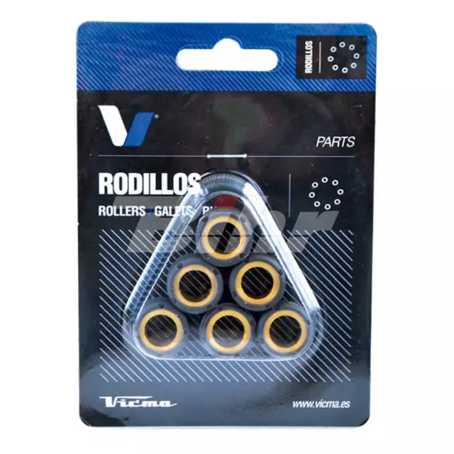 3919: V PARTS Rodillos variador Carbono 16x13. 5.5g