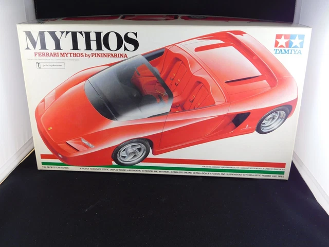 FERRARI MYTHOS - Maquette Tamiya 1/24ème ( 24104) +Photo découpe Hobby Design EUR 50,00