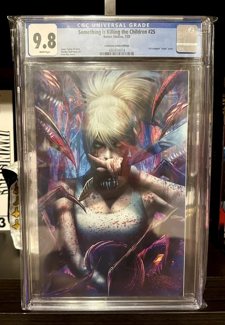 Something Is Killing The Children #25  Cgc 9.8 Ariel Diaz Spot Foil Exclusive!