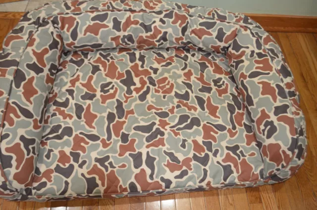 Orvis  Microfiber Bolster Dog Bed Memory Foam Large  60-90 Lbs. List $349 New