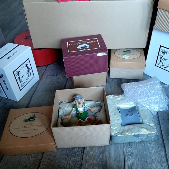 Sculpture Leblon Delienne Astérix En Corse - Édition Limitée Numérotée 750 Ex Avec Boîte Et Certificat