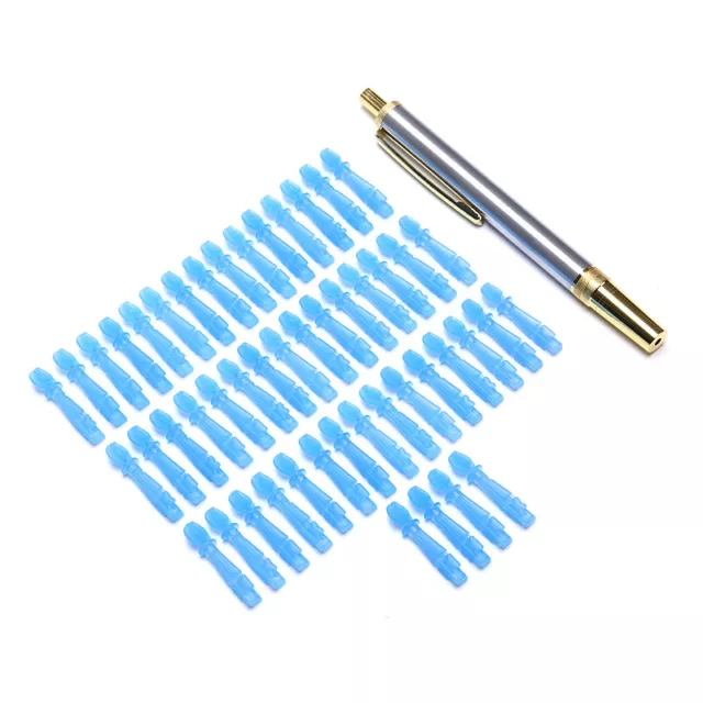 50pcs Stainless Steel Blood Lancing Point Pen Cupping Bloodletting Acupuncture√√