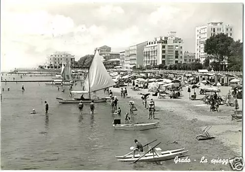 Grado - La Spiaggia (Gorizia) 1962