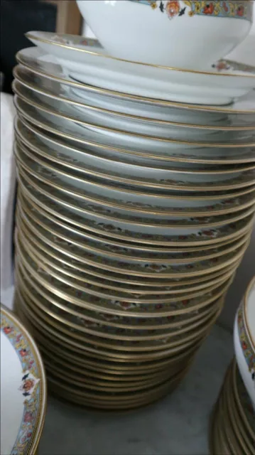 Piece De Service Pastaud Vignaud Cp Porcelaine Limoges = 1 Assiette Plate