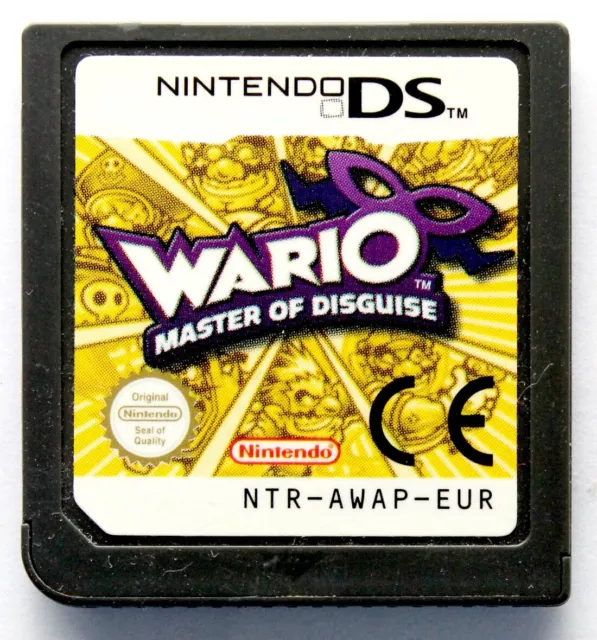 Wario: Master Of Disguise - NINTENDO DS 3DS PAL UK - FREE POST - GENUINE