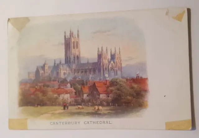 Hills & Co "For the Empire" Series 5040 Postcard -  Canterbury Cathedral  (b)