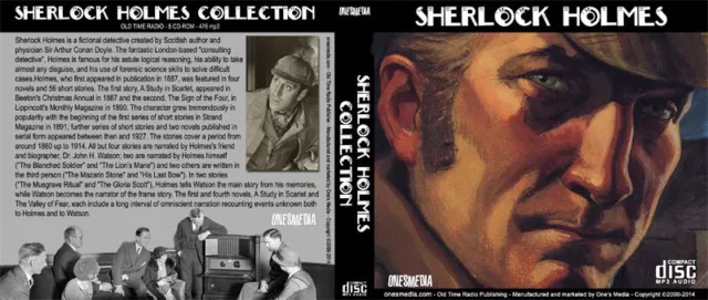 SHERLOCK HOLMES ULTIMATE COLLECTION OLD TIME RADIO - 5 CD-ROM - 476 mp3