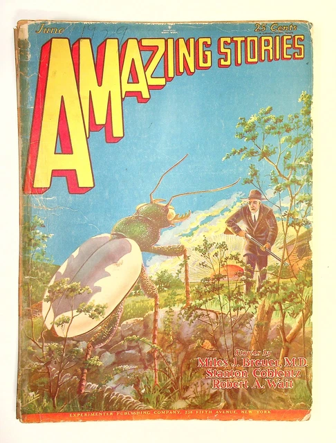 Amazing Stories Pulp Jun 1929 Vol. 4 #3 PR