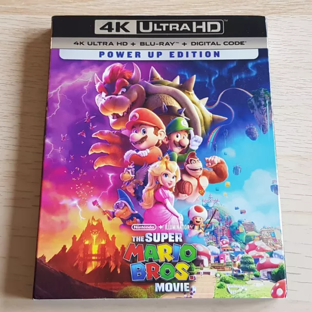 The Super Mario Bros. Movie US 4K UHD Bluray Slipcover Only, Posts Worldwide