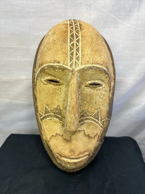African Face Mask FANG Gabon TRIBAL ART AFRICAN ART PRIMITIVE 14” Vintage