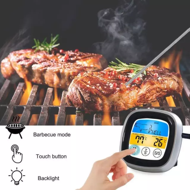 Mit Sonde Digitales Lebensmittel-Fleisch-Thermometer  Küchen werkzeug