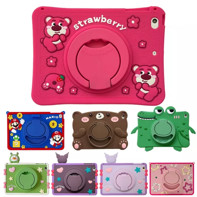 3D Kids Shockproof Stand Case Boys Girl For iPad Mini 6th 5th 4th 3rd 2nd Gen UK