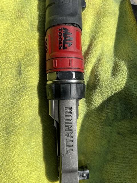 New Mac Tools AR050B 1/2" Drive Close Quarter Titanium Head Air Ratchet - P2 5