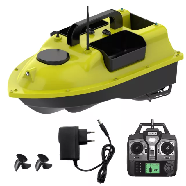 GPS FISHING BAIT Boat w/ 3 Bait Containers Automatic Bait Boat