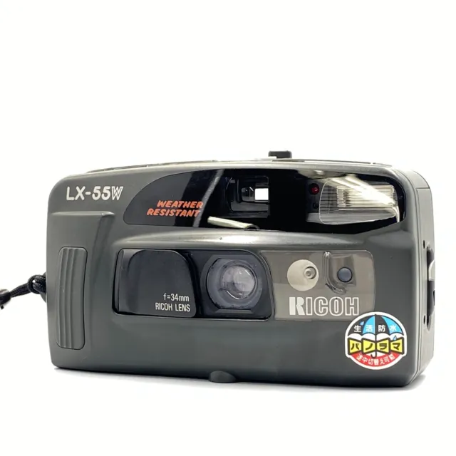 Ricoh LX-55W Date 34mm Lens Point & Shoot 35mm Film Camera - GOOD