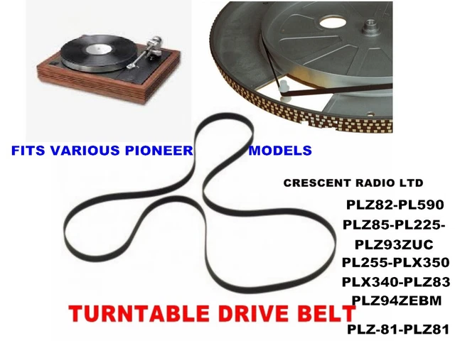 Courroie Carrée De Rechange Pour Tourne-disque Philips FP 140 - Courroie Compatible FP 140 - Pour Remplacer La Courroie Usée Du Lecteur Vinyle