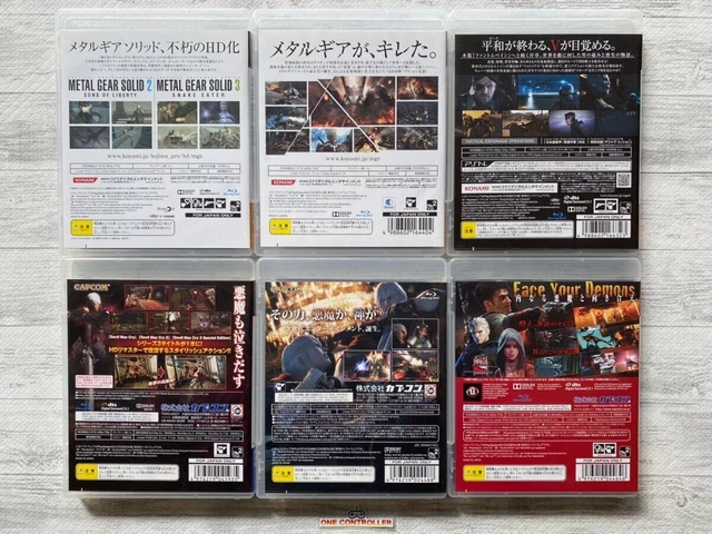 SONY Playstation 3 PS3 Metal Gear Solid  & Devil May Cry series set from Japan 2