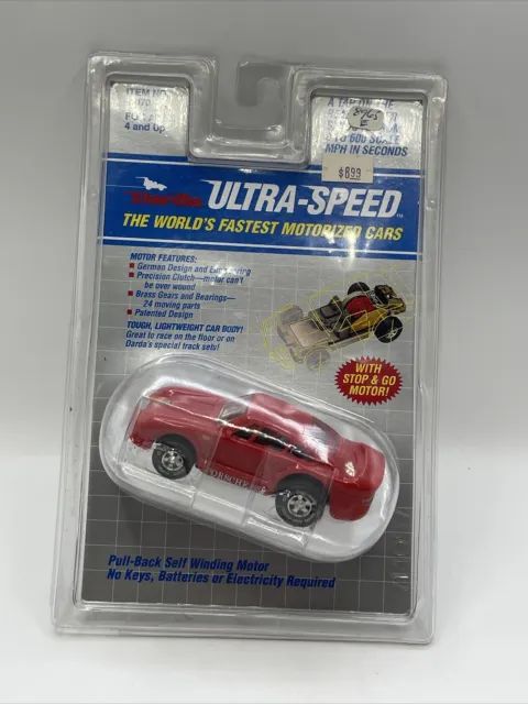 1996 Darda USA ULTRA SPEED Motorized Indy F1 Car Pull-Back Agip #27 Ferrari  1101