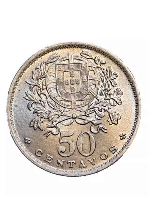 50 Centavos 1953 Portugal Coin