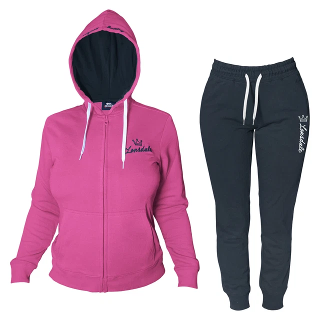 Tute Lonsdale Da Donna In Cotone Felpato Donna Tuta